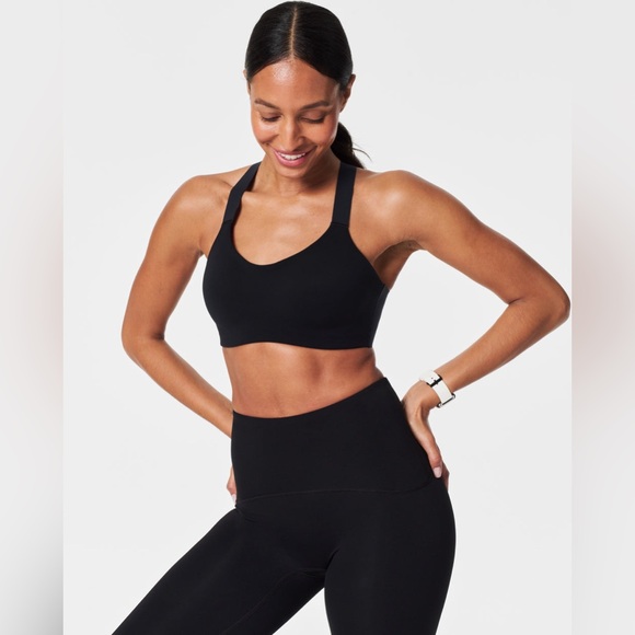 SPANX Medium Impact Sports Bra in Black